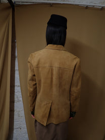 Suede blazer